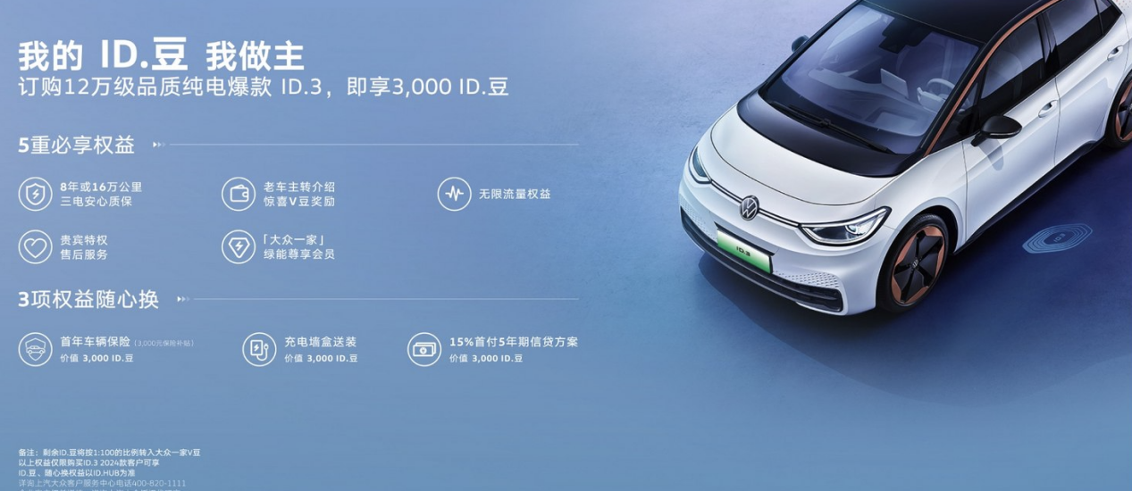 2024款上汽大众ID.4 X上市 售19.5888万元起